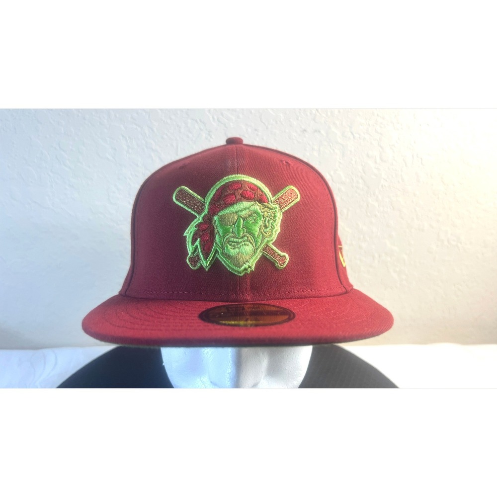 New Era 59FIFTY Pittsburgh Pirates 2006 All Star Game Hat Burgundy Green 7 3/8
